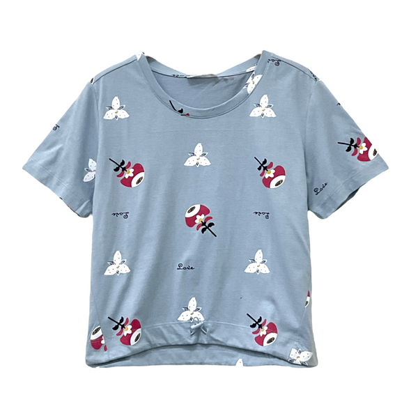 Patch Women Clothes Casual Short Sleeve T-Shirt