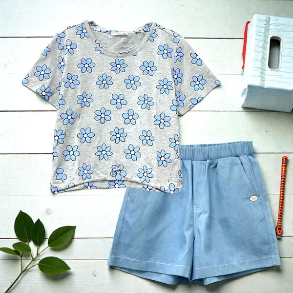 Patch Women Clothes Casual Short Sleeve T-Shirt