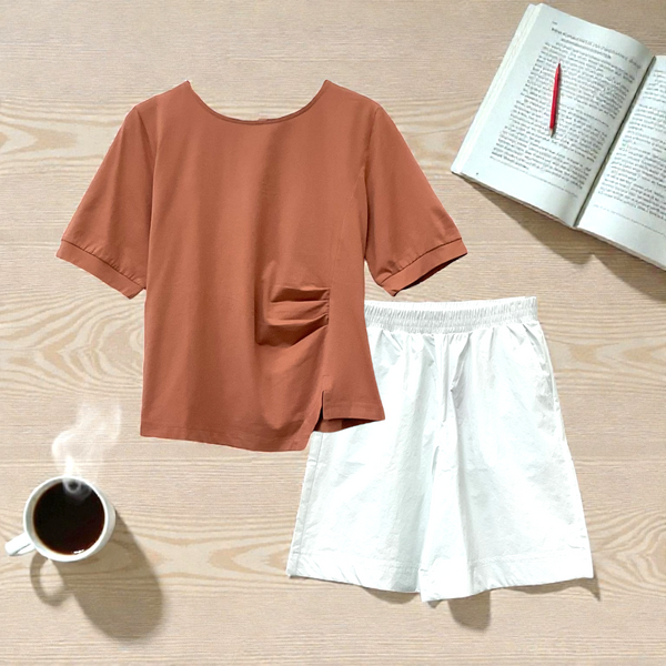 Patch Women Clothes Casual Short Sleeve T-Shirt