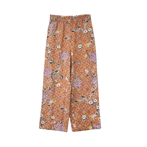 Patch Women Elastic Waist Long Pants