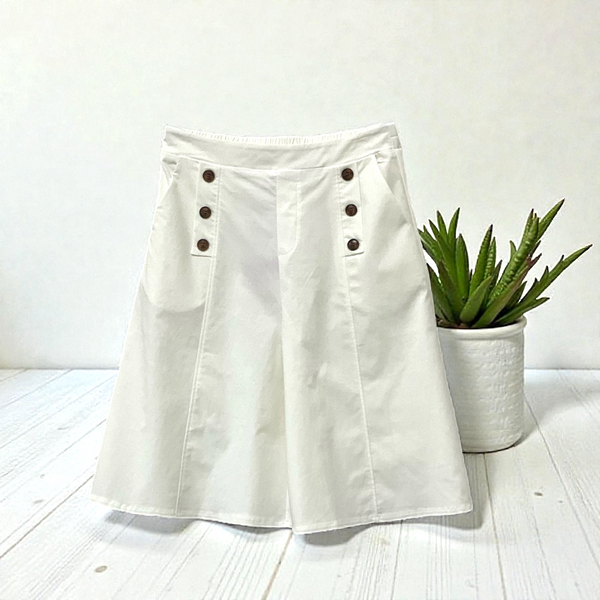 Patch Women Elastic Waist Pants