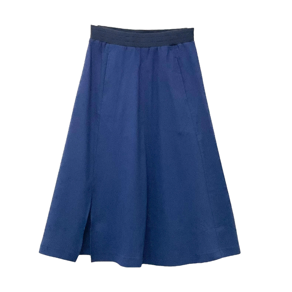 Patch Women Elastic High Waist Skirt