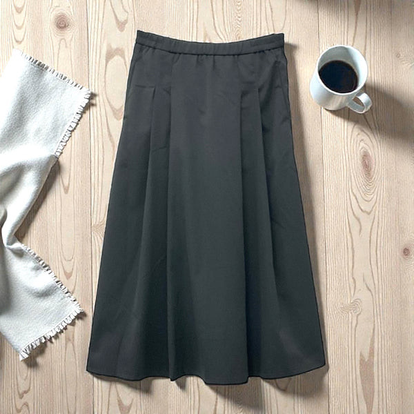 Patch Women Elastic High Waist Skirt